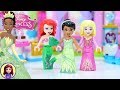 Ariel, Aurora and Tiana's Royal Celebration Lego Disney Princess Set Build Review Silly Play