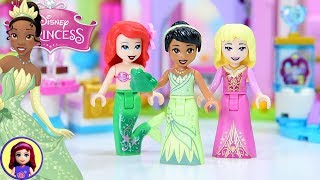 Aurora Tiana's Royal Celebration Lego Disney Princess Set Build Silly Play - YouTube