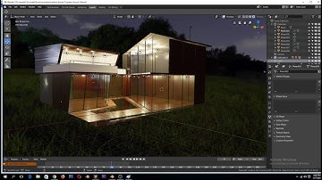 architectural visualization modeling a modern house in blender 2.8