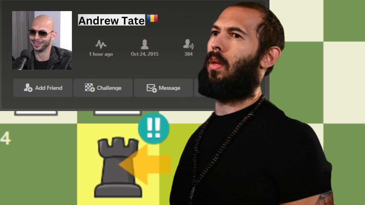 Andrew Tate DESTROYS Instagram Model CHESS GAME 