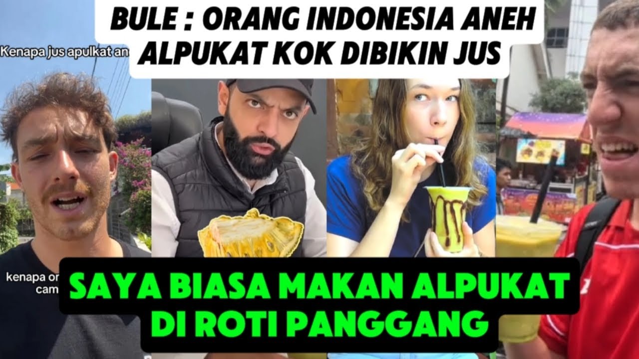 Awalnya Bilang Jijik❗Orang Luar Heran Alpukat Dibikin Jus, Tapi Lihat Reaksi Mereka Setelah Nyoba
