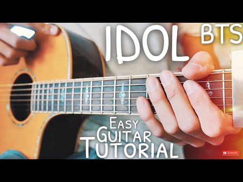 IDOL BTS Guitar Lesson for Beginners // IDOL Guitar // Guitar Tutorial #551