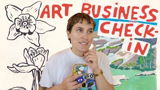 am I meeting my goals? ✿ art business check in