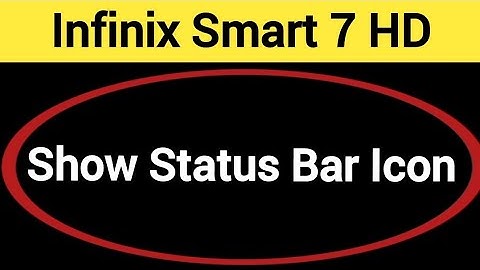 How to show status bar icon, Infinix smart 7 HD me status bar icon Kaise lagaen