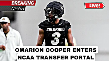 ⛔️ Breaking News: Colorado Buffaloes DB Omarion Cooper Has ENTERED NCAA Transfer Portal