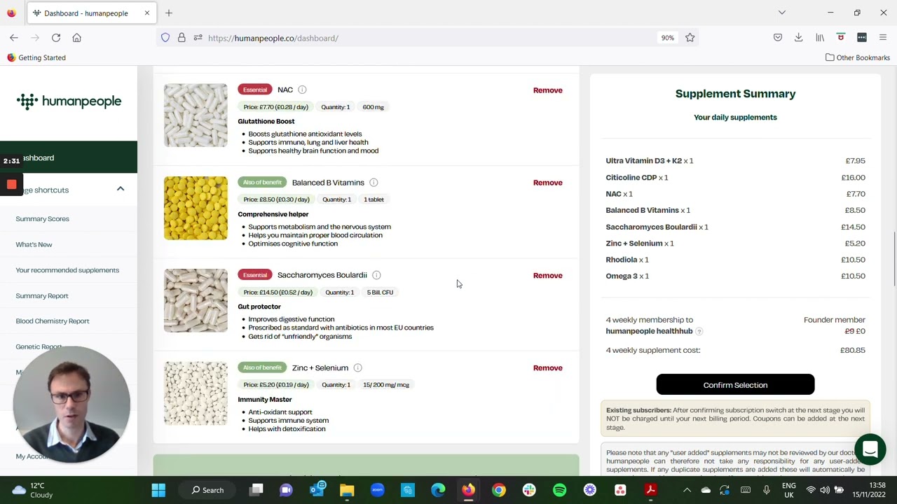 humanpeople — how to order your personalised supplement subscription