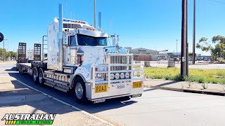 Kenworth T909 low-loader road train