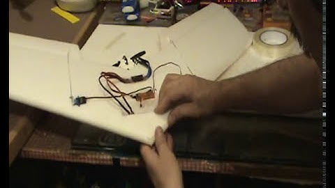 mini swift rc wing build video 8