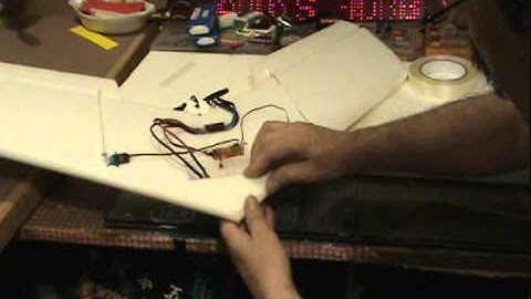 mini swift rc wing build video 8