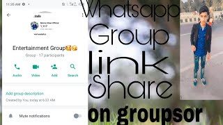 How To Share a WhatsApp group link on google 2023 | groupsor screenshot 5