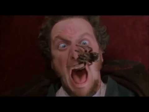 Home Alone Spider Scream scene