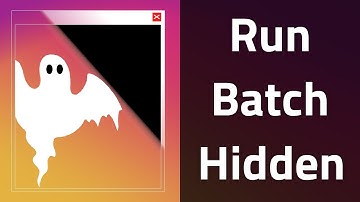 How to run batch file hidden with Autoit compiled script.