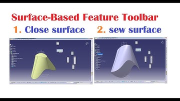 Close Surface , Sew Surface in Catia V5  II Tutorial -43