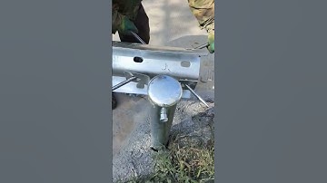 Professional waveform high-speed guardrail installation and tools improve work efficiency