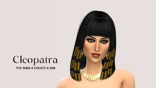 the sims 4 CAS | cleopatra   FULL CC LIST