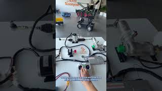 Intelligent wire-controlled chassis with CAN interface, suitable for autonomous warehousing