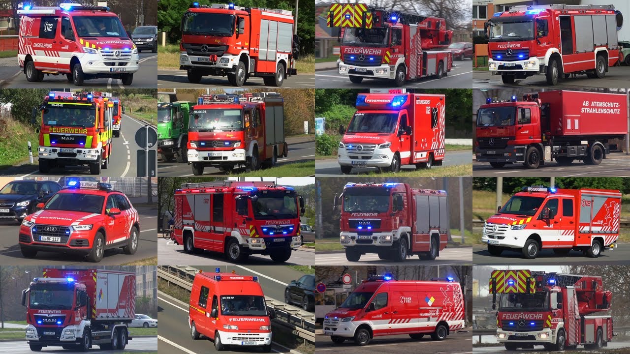 🚨 XXL Zusammenschnitt FEUERWEHR GERA 🚨