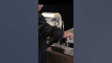 How is the cellophane produced on the outside of the box. Cellophane wrapping machine 3DP-88+ACW-88A