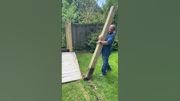 Fence post set wrong