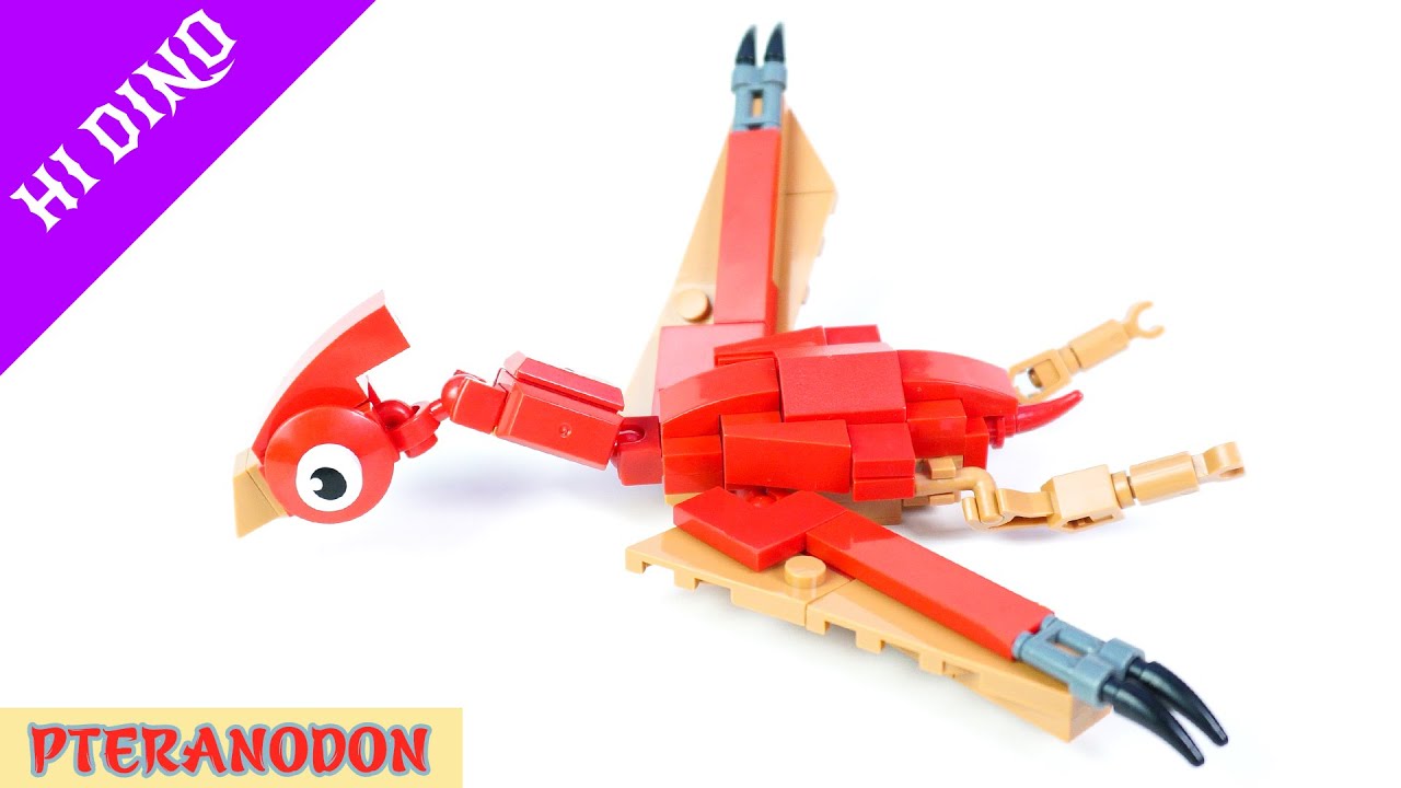 LEGO DINOSAUR MINI EP07: PTERANODON - VIDEO 4K - ASMR - HI DINO 231112