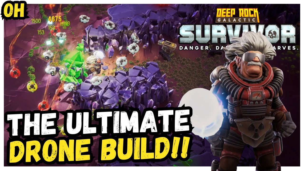 The ULTIMATE Drone Build!! Deep Rock Galactic Survivor! - YouTube