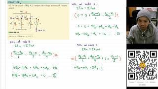 Practice 4.2 - Engineering Circuit Analysis - Hayt & Hemmerly, 9th Ed - Node-Voltage Analysis