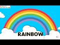 Rainbow I Rainbow colours I Rainbow colours name I Colours of Rainbow I 7 colours of rainbow
