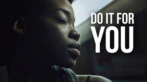 DO IT FOR YOURSELF | WAKE UP POSITIVE