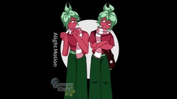 INVERTED// I feel sorry for cosmo and sprout while making this 😭// #dandysworld stop toxic fruitcake