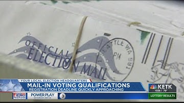 Voter registration, mail-in ballot application deadlines looming