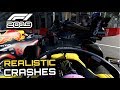 F1 2019 REALISTIC CRASHES