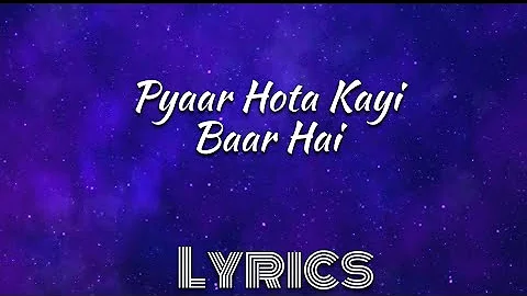 pyaar hota kayi baar hai lyrics with enlish translation by Pritam, Amitabh, Arijit