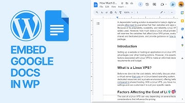 How To Embed or Share Google Docs in WordPress Websites For Free? Tutorial 📃