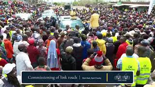 President Ruto Launches Roads in Nyeri/Full speech concerning Maandamano and the country Economy.