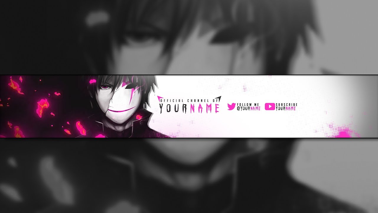 Anime Youtube Channel Art