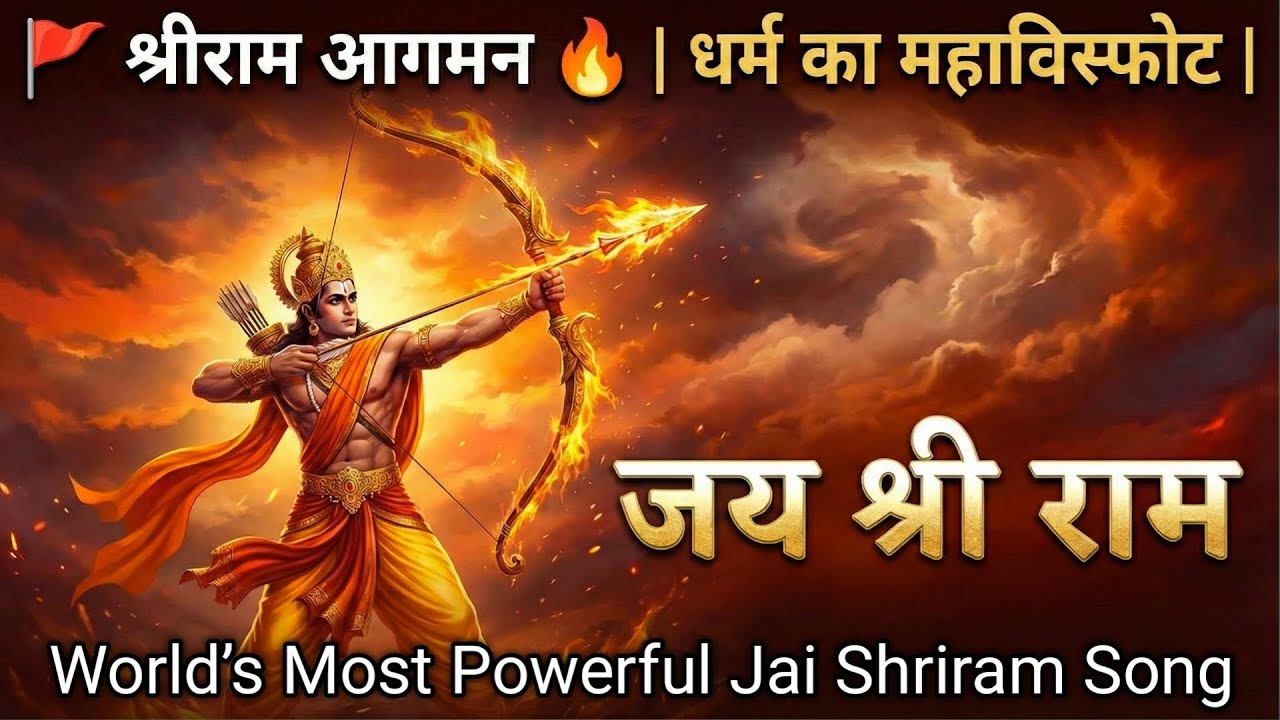 🚩 श्रीराम आगमन 🔥 | धर्म का महाविस्फोट | World’s Most Powerful Jai Shriram Song | JaiShriRam | 