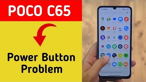How to fix power button problem Poco C65, how to fix auto restart problem