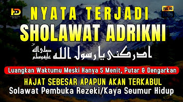 DZIKIR Shalawat Khitab-Sholawat Adrikni - Sholawat adrikni | 1000x non stop, NO MUSIK sholawat merdu