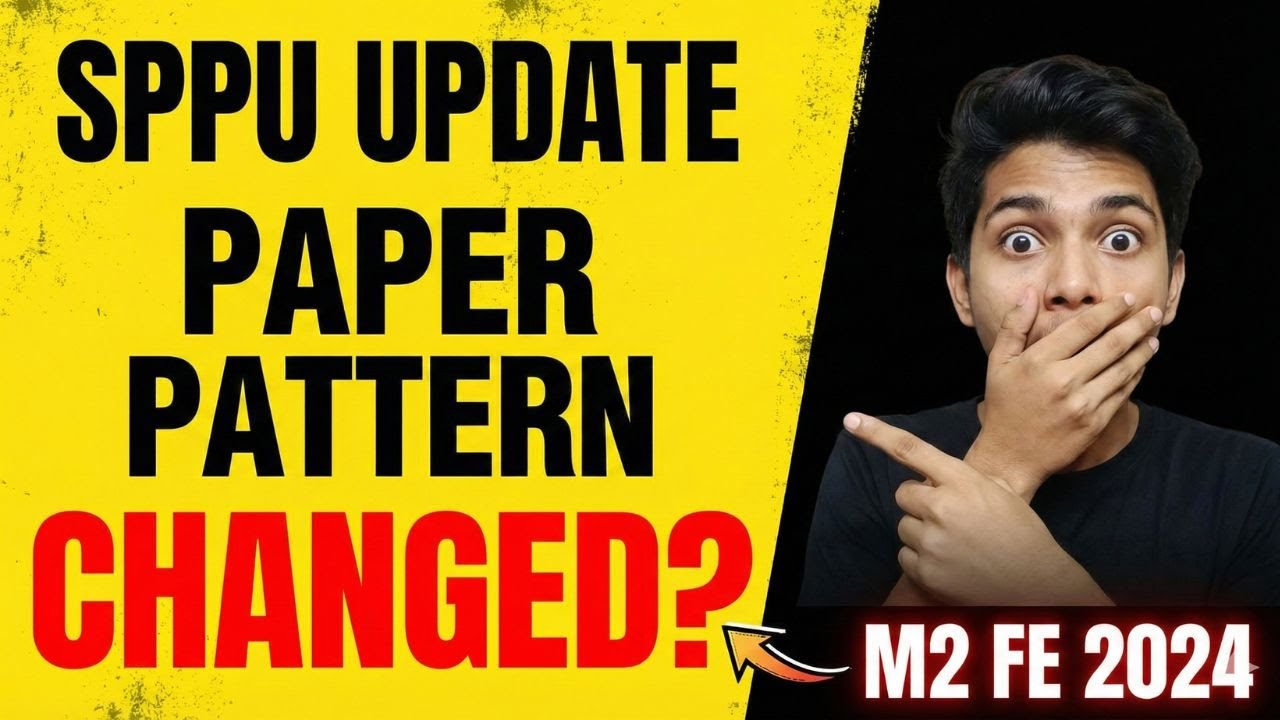 FE 2024 Pattern End Sem Exam | Paper Pattern CHANGE Engineering ...