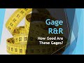 Beginning Engineers: Gage R&R