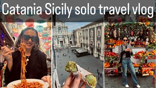 Catania Sicily solo travel vlog, pistachio pastries heaven, best city views, Italy’s amazing gems