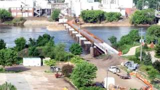 Rebuilding the CRANDIC Bridge - Time Lapse