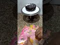 Chocolate Cake With Chocolate Garnish #cake #chocolatecake #chocolategarnish