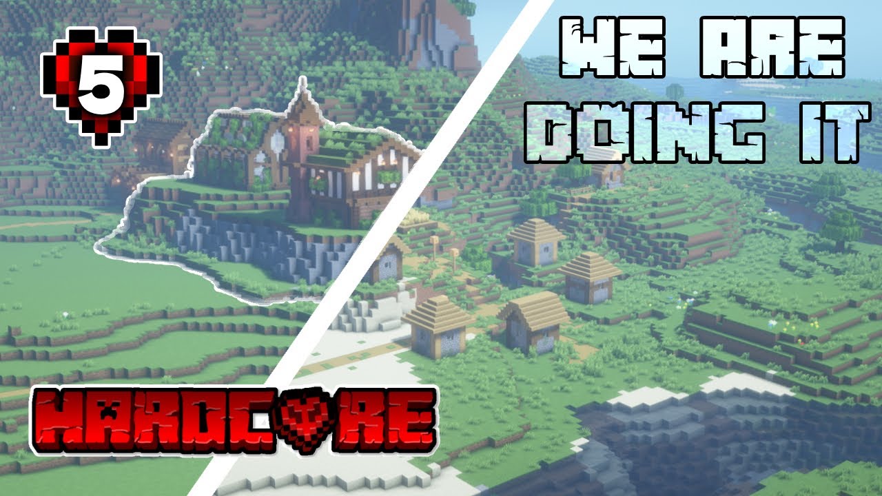 Transforming Village in my Hardcore Forever world - YouTube
