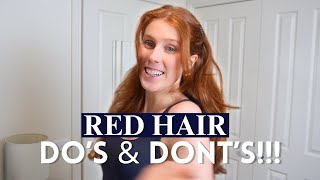 RED HEADS DO & DONT’S | STYLE & OUTFIT TIPS FOR RED HAIR