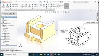 Celebrity SolidWorks Tutorial for beginners | CAD/CAM Part drawing Exercise 17 Profile