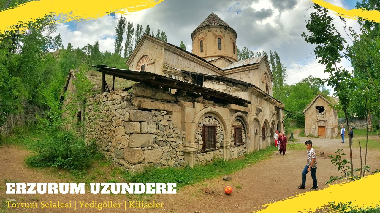 ERZURUM UZUNDERE | Tortum Şelalesi & Kiliseler