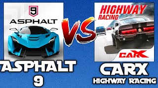 Asphalt 9 Vs CarX Highway Racing | Cars | Gameplay FHD - YouTube
