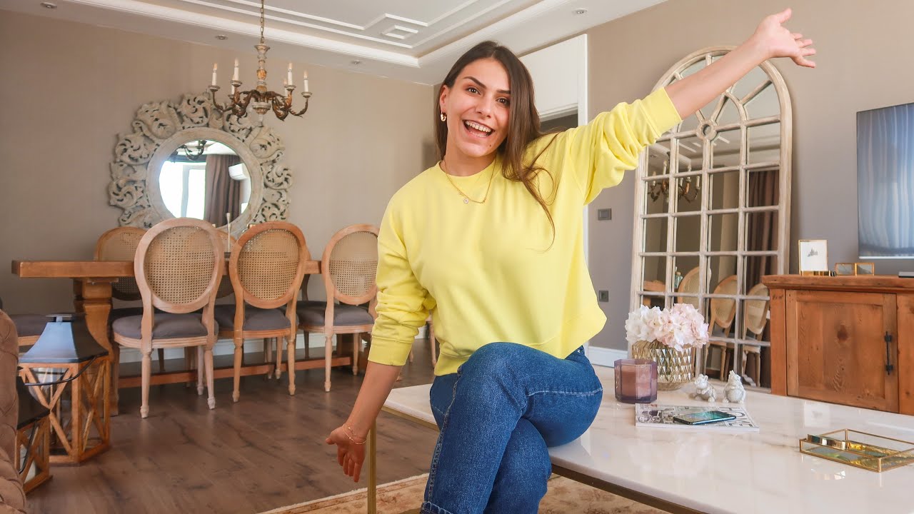 EN ÇOK İSTENEN VİDEO ) EV TURU part1 SALON YouTube