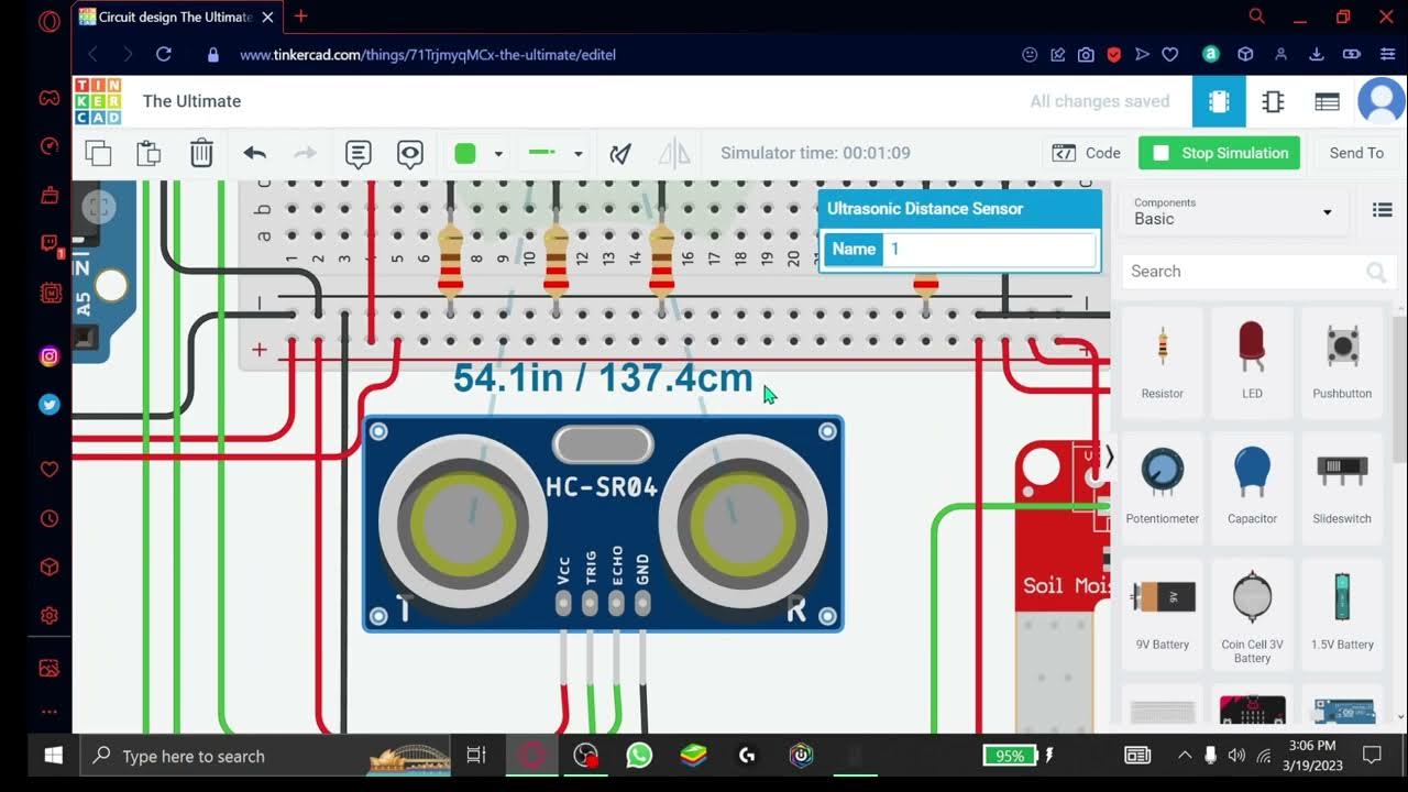 TinkerCad Code for Sensors Science Project ACSEF YouTube